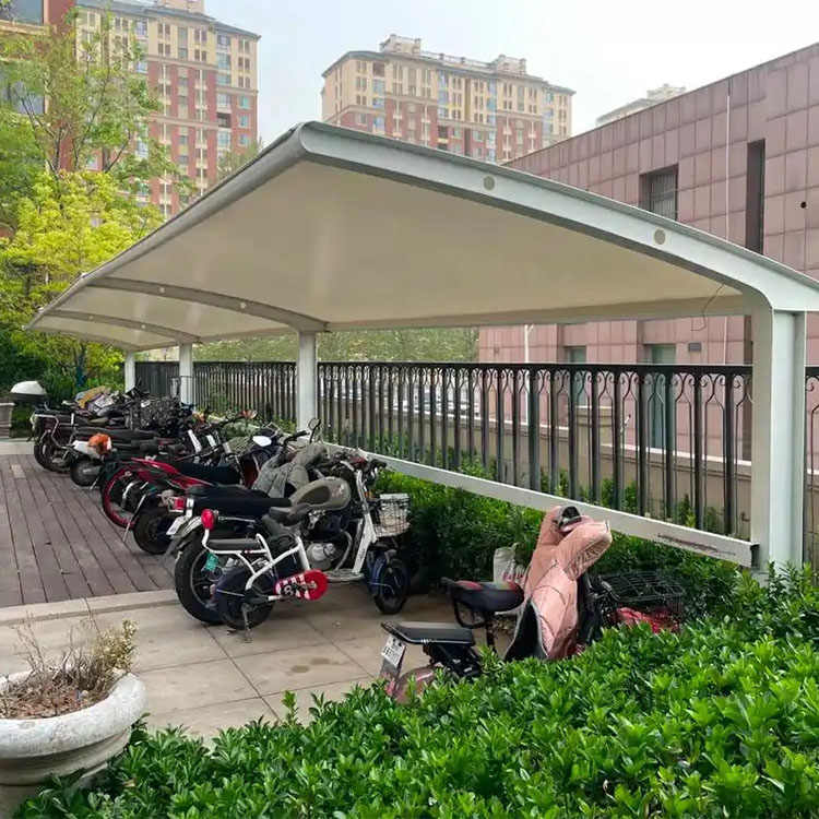 莱西市膜结构电动车棚